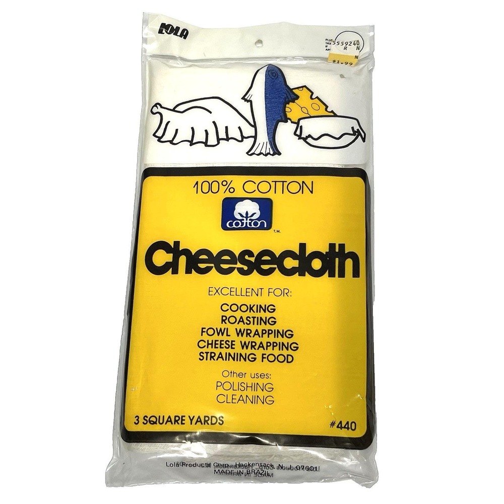 Vintage Lola Cheesecloth 3 Square Yards 100% Cotton Made In Brazil New Old Stock